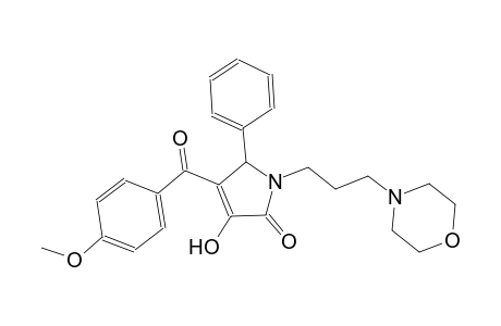 2H-pyrrol-2-one, 1,5-dihydro-3-hydroxy-4-(4-methoxybenzoyl)-1-[3-(4-morpholinyl)propyl]-5-phenyl-