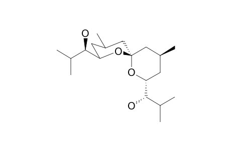 (1R)-1-{(2R,4R,6S,8R,10S)-8-[(1S)-1-Hydroxy-2-methylpropyl)]-4,10-dimethyl-1,7-dioxaspiro[5.5]undecan-2-yl}-2-methylpropan-1-ol