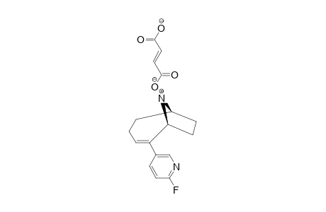 2-(2-FLUORO-5-PYRIDYL)-9-AZABICYCLO-[4.2.1]-NON-2-ENE-FUMARIC-ACID-SALT