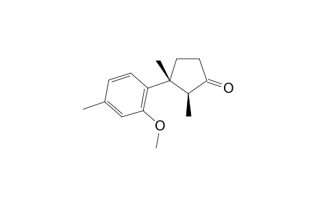(2S,3R)-3-(2-methoxy-4-methyl-phenyl)-2,3-dimethyl-cyclopentan-1-one