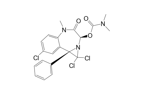 8-CHLORO-1,9B-DIHYDRO-3-(N,N-DIMETHYLCARBAMOYL)-5-METHYL-9B-PHENYL-3H-AZIRINO-[1,2-D]-[1,4]-BENZODIAZEPIN-4(5H)-ONE