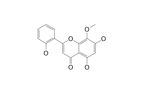 5,7,2'-TRIHYDROXY-8-METHOXYFLAVONE;SCUTEVULIN
