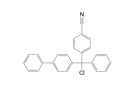 Benzonitrile, 4-([1,1'-biphenyl]-4-ylchlorophenylmethyl)-