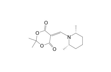 1,3-Dioxane-4,6-dione, 5-[(2,6-dimethyl-1-piperidinyl)methylene]-2,2-dimethyl-, cis-