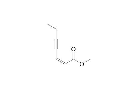 (Z)-Hept-2-en-4-ynoic acid methyl ester