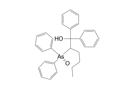 2-(diphenylarsinoyl)-1,1-diphenyl-1-hexanol