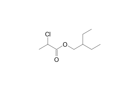2-chloropropionic acid, 2-ethylbutyl ester