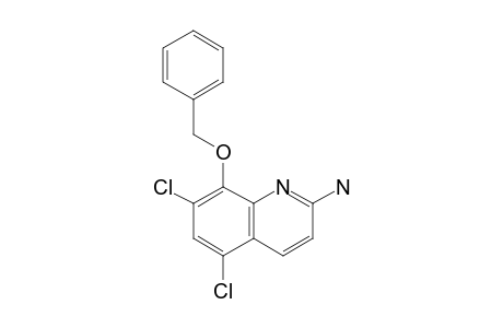 2-AMINO-8-(BENZYLOXY)-5,7-DICHLOROQUINOLINE