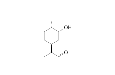 (-)-(2RS,1'S,3'R,4'S)-2-(3'-hydroxy-4'-methyl-cyclohexyl)propanal