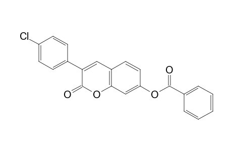 2H-1-benzopyran-2-one, 7-(benzoyloxy)-3-(4-chlorophenyl)-