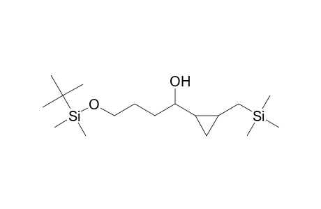 2-[(trimethylsilyl)methyl]-1-[1-hydroxy-4-(tert-butyldimethylsiloxy)butyl]cyclopropane