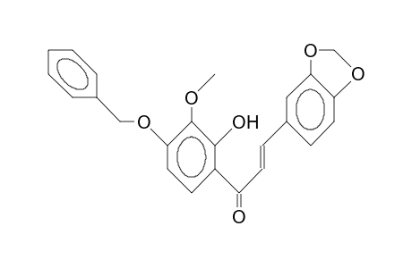 4'-Benzyloxy-2'-hydroxy-3'-methoxy-3,4-methylenedioxy-chalcone