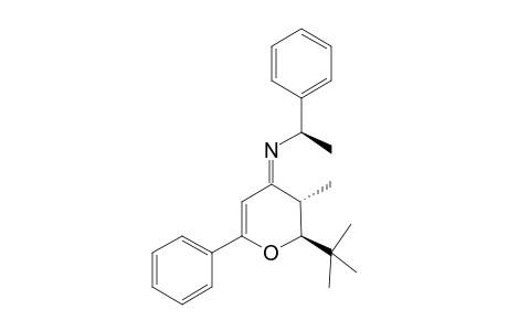 (.alpha.R,2S,3S,4E)-6-Phenyl-4-N-(.alpha.-methylbenzyl)imino-3-methyl-2-tert-butyl-2,3-dihydro-4H-pyran-4-one
