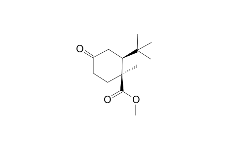 (1S,2S)-2-tert-butyl-1-methyl-4-oxo-1-cyclohexanecarboxylic acid methyl ester