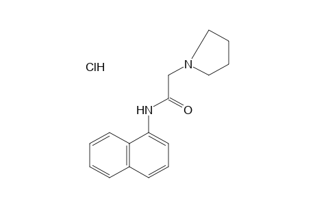 N-1-NAPHTHYL-1-PYRROLIDINEACETAMIDE, HYDROCHLORIDE