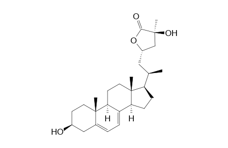 (23S,25S)-Cholesta-5,7-diene-3.beta.,25-diol-26,23-lactone