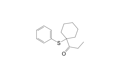 1-Propanone, 1-[1-(phenylthio)cyclohexyl]-