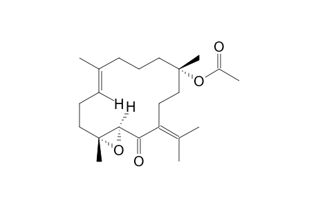 (8E)-4a-Acetoxy-12a,13a-epoxycembra-1(15),8-diene