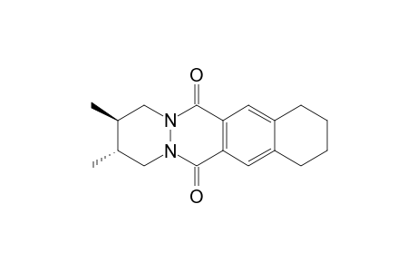 Benzo[g]pyridazino[1,2-b]phthalazine-6,13-dione, 1,2,3,4,8,9,10,11-octahydro-2,3-dimethyl-, trans-