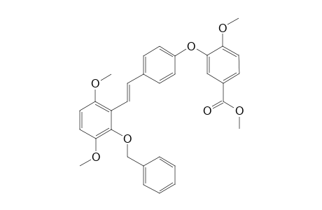 Methyl 3-{4-[(E)-2-(2-Benzyloxy-3,6-dimethoxyphenyl)-1-ethenylphenoxy}-4-methoxybenzoate