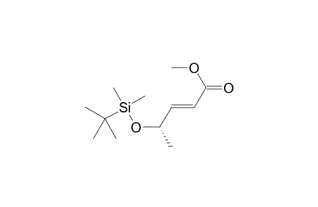 (E,4S)-4-[tert-butyl(dimethyl)silyl]oxy-2-pentenoic acid methyl ester