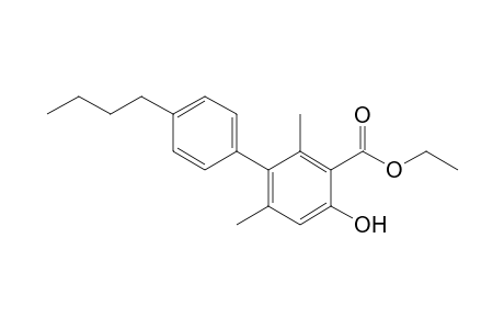 Ethyl 4'-butyl-4-hydroxy-2,6-dimethylbiphenyl-3-carboxylate