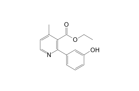 Ethyl 4-methyl-2-(3'-hydroxyphenyl)-nicotinate