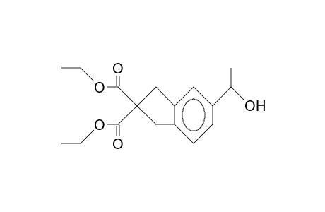 Diethyl 5-(1-hydroxyethyl)indane-2,2-dicarboxylate