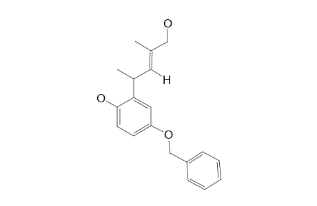 (E)-4-BENZYLOXY-2-[(4'-HYDROXY-1',3'-DIMETHYL)-BUT-2'-ENYL]-PHENOL