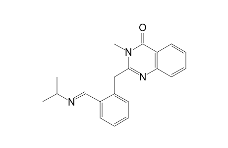 2-[ORTHO-(N-ISOPROPYLFORMIMIDOYL)-BENZYL]-3-METHYL-4-OXOQUINAZOLINE