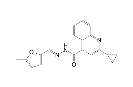 2-cyclopropyl-N'-[(E)-(5-methyl-2-furyl)methylidene]-4-quinolinecarbohydrazide