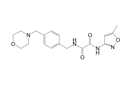 Ethanediamide, N(1)-(5-methyl-3-isoxazolyl)-N(2)-[[4-(4-morpholinylmethyl)phenyl]methyl]-