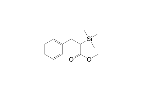 3-Phenyl-2-trimethylsilyl-propionic acid methyl ester