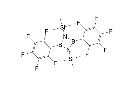 1,3,2,4-Diazadiboretidine, 2,4-bis(pentafluorophenyl)-1,3-bis(trimethylsilyl)-