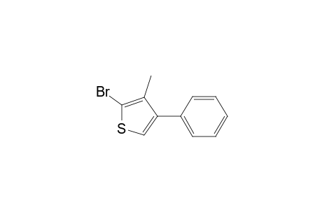 2-Bromo-3-methyl-4-phenylthiophene