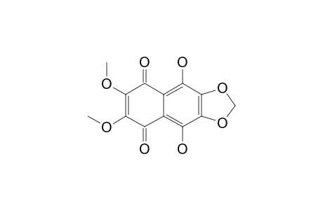 TRICROZARIN-A;2,3-DIMETHOXY-6,7-METHYLENEDIOXY-NAPHTHAZARIN