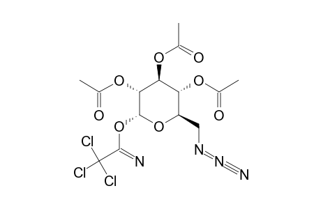 6-AZIDO-2,3,4-TRI-O-ACETYL-6-DEOXY-ALPHA-D-GLUCOPYRANOSYL-TRICHLOROACETIMIDATE