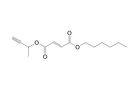 Fumaric acid, but-3-yn-2-yl hexyl ester