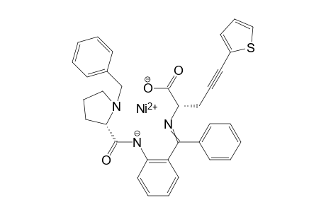 (S)-2-Amino-5-[thiophen-2-yl]pent-4-ynoic acid-Ni-(S)-N-(benzylprolyl)aminobenzophenone