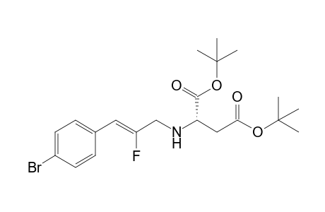 (Z/E)-N-[3-(4-Bromo-phenyl)-2-fluoro-2-propenyl]-aspartic acid di-tert-butyl ester