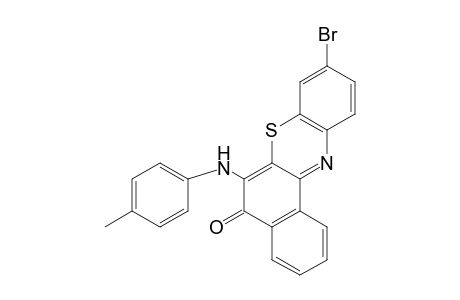 9-BROMO-6-(p-TOLUIDINO)-5H-BENZO[a]PHENOTHIAZIN-5-ONE