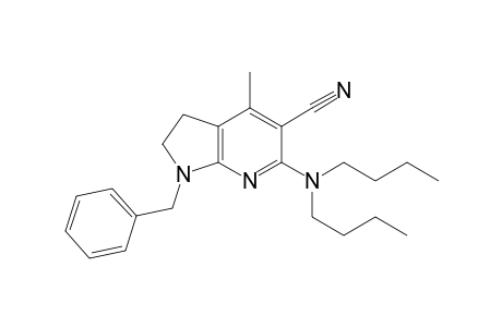 6-Di-n-butylamino-1-benzyl-4-methyl-5-cyano-7-azaindoline