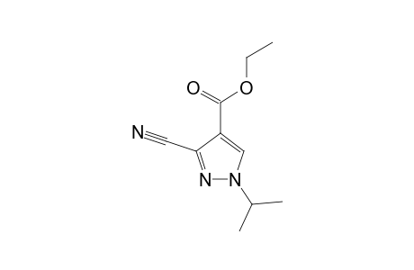 3-cyano-1-isopropyl-pyrazole-4-carboxylic acid ethyl ester