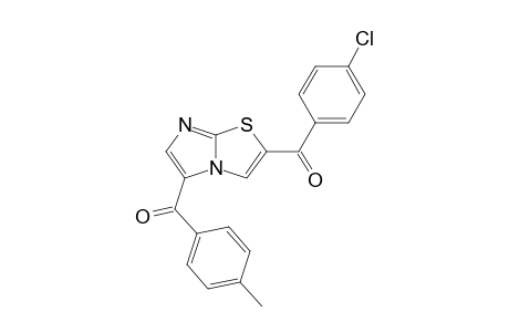 [2-(4-chlorobenzoyl)imidazo[2,1-b]thiazol-5-yl]-(p-tolyl)methanone