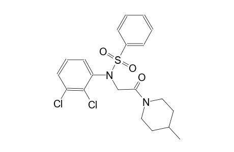 benzenesulfonamide, N-(2,3-dichlorophenyl)-N-[2-(4-methyl-1-piperidinyl)-2-oxoethyl]-