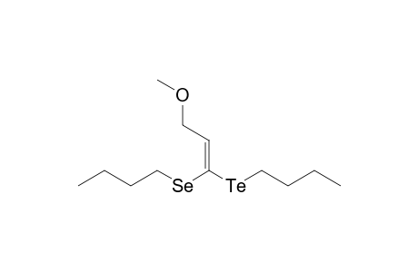 (E)-1-Butyltelluro-1-butylseleno-2-methoxymethylethene