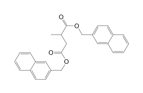 Butanedioic acid, methyl-, bis(2-naphthalenylmethyl) ester
