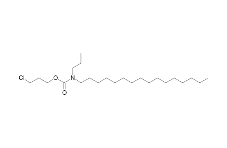 Carbonic acid, monoamide, N-propyl-N-hexadecyl-, 3-chloropropyl ester