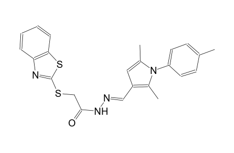 2-(1,3-benzothiazol-2-ylsulfanyl)-N'-{(E)-[2,5-dimethyl-1-(4-methylphenyl)-1H-pyrrol-3-yl]methylidene}acetohydrazide