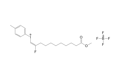 (E)-10-Methoxycarbonyl-2-fluorodec-1-enyl(4-methylphenyl)iodonium tetrafluoroborate